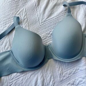 Pastel light blue Aerie underwire bra 36C